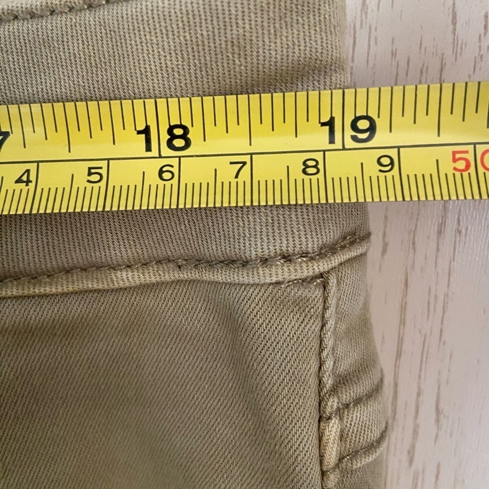 TRIBAL Audrey Hugging Button Fly Wide Leg Pant Olive Khaki Sz 16 NWT - Picture 9 of 15
